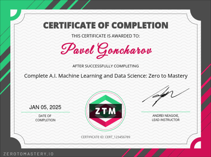Certificate 2